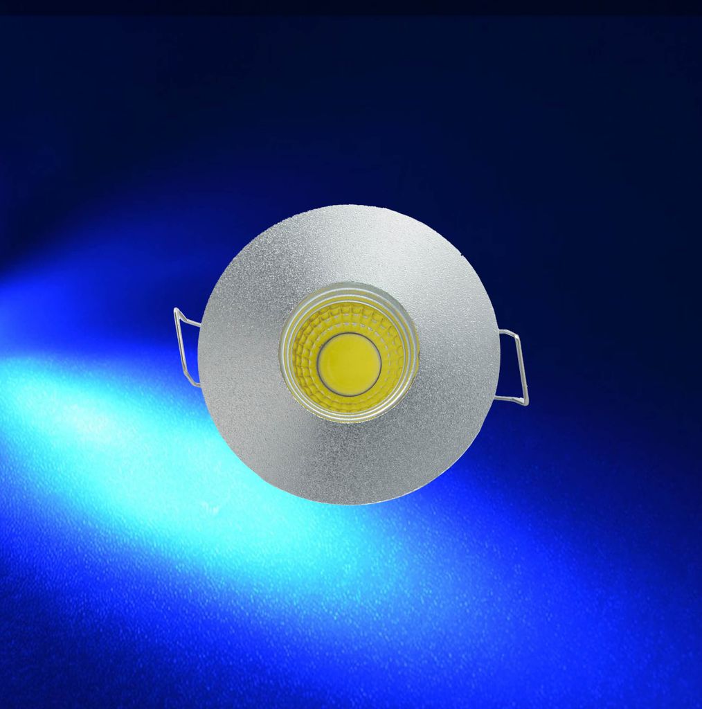 5x Weiß 3W LED Mini Spot Lampe Einbaustrahler Einbauleuchte Schrank Downlight 
