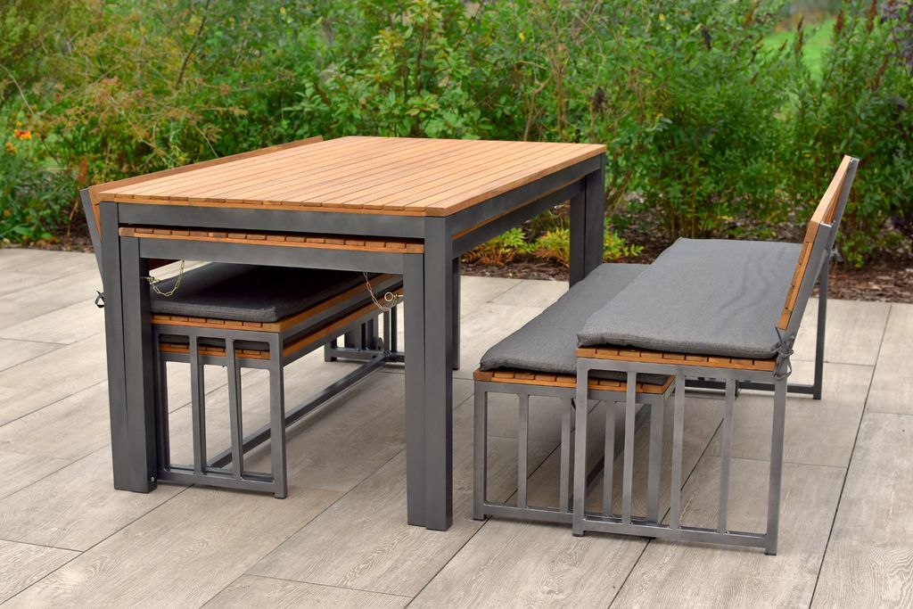 Merxx Gartenmöbelset "Milos" -  Aluminiumgestell und Produktbild 4