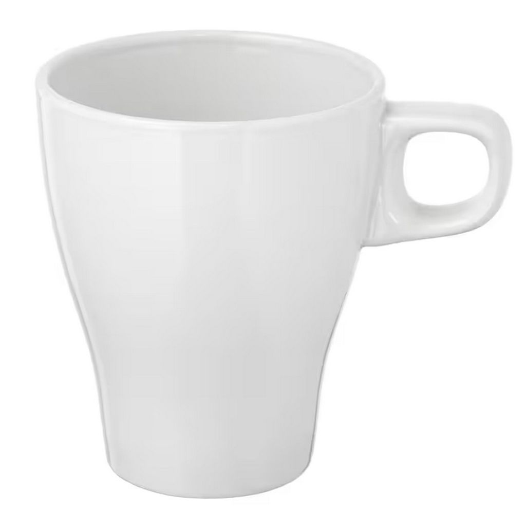 FÄRGRIK Ikea Kaffee Cafe Becher, Steinzeug weiß, 25 cl