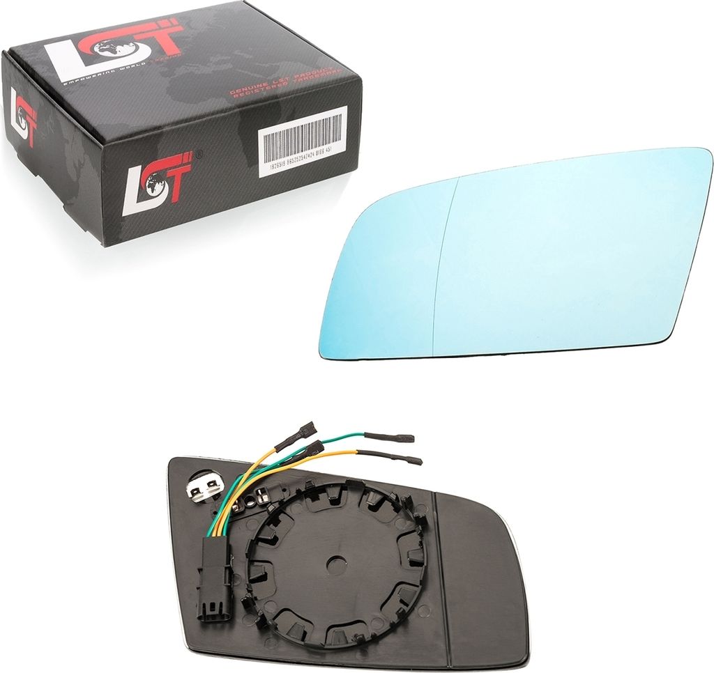 Außenspiegel heizbar asphärisch Toter Winkel links blau für BMW 5er E60 6er E63