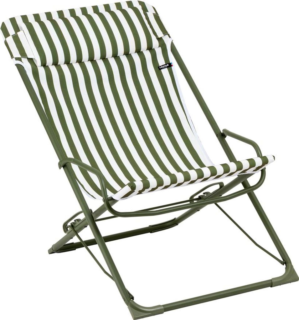 Lafuma Transaswing Schaukel Liegestuhl/Strandstuhl Gestreift Klappbar 60x91 cm