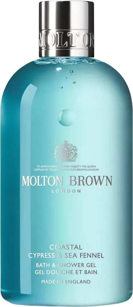 Gel de bain et douche Molton Brown senteur marine flacon de luxe 300ml