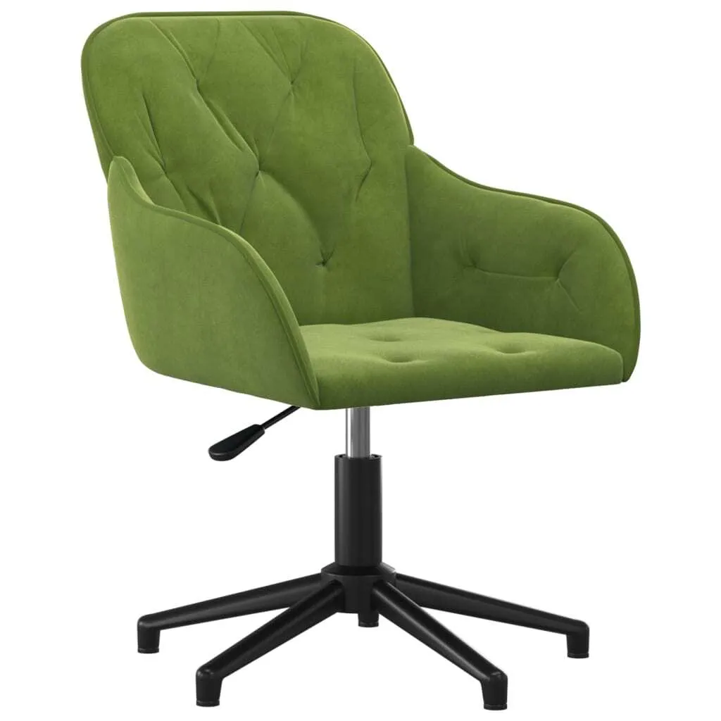 Sedia da Scrivania SYFAX™ Velluto Verde Chiaro - Comfort e Stile Soft