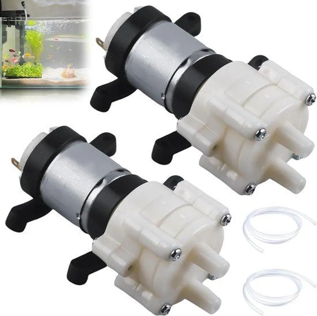 Mini pompe immergée 12V de 1,5 L/min idéale pour système d'arrosage