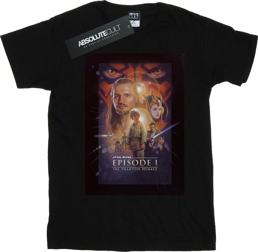 Star Wars - "Episode I" T-Shirt für Herren BI46090 (XXL) (Schwarz)