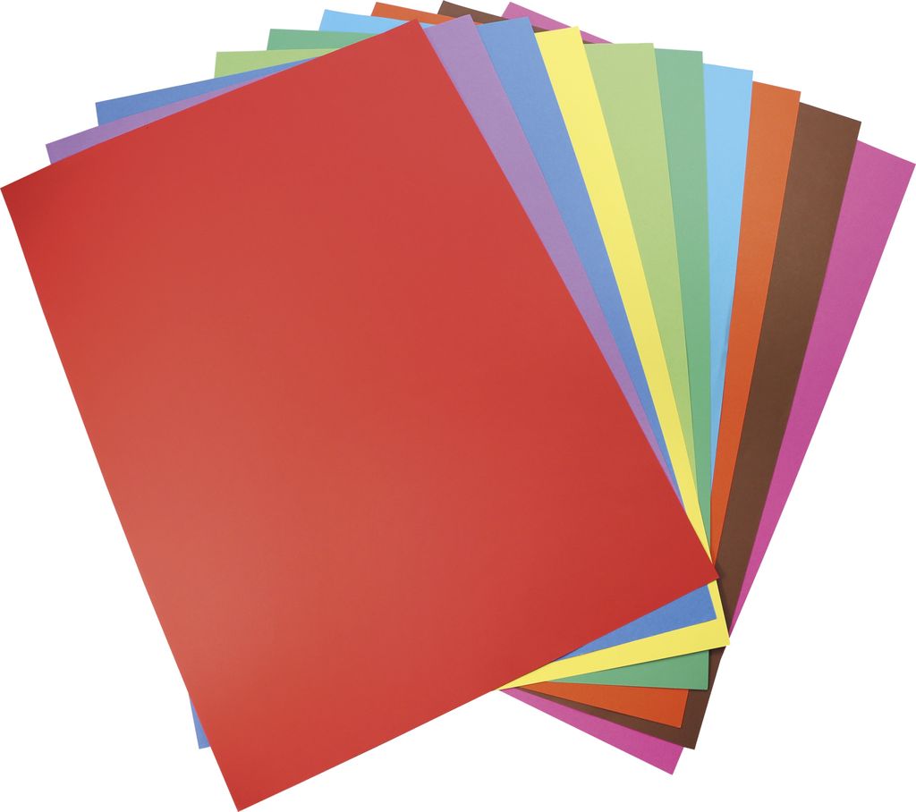 Clairefontaine Fotokarton, Packung mit 100 Bogen A4 270g - Sortierung 455401C