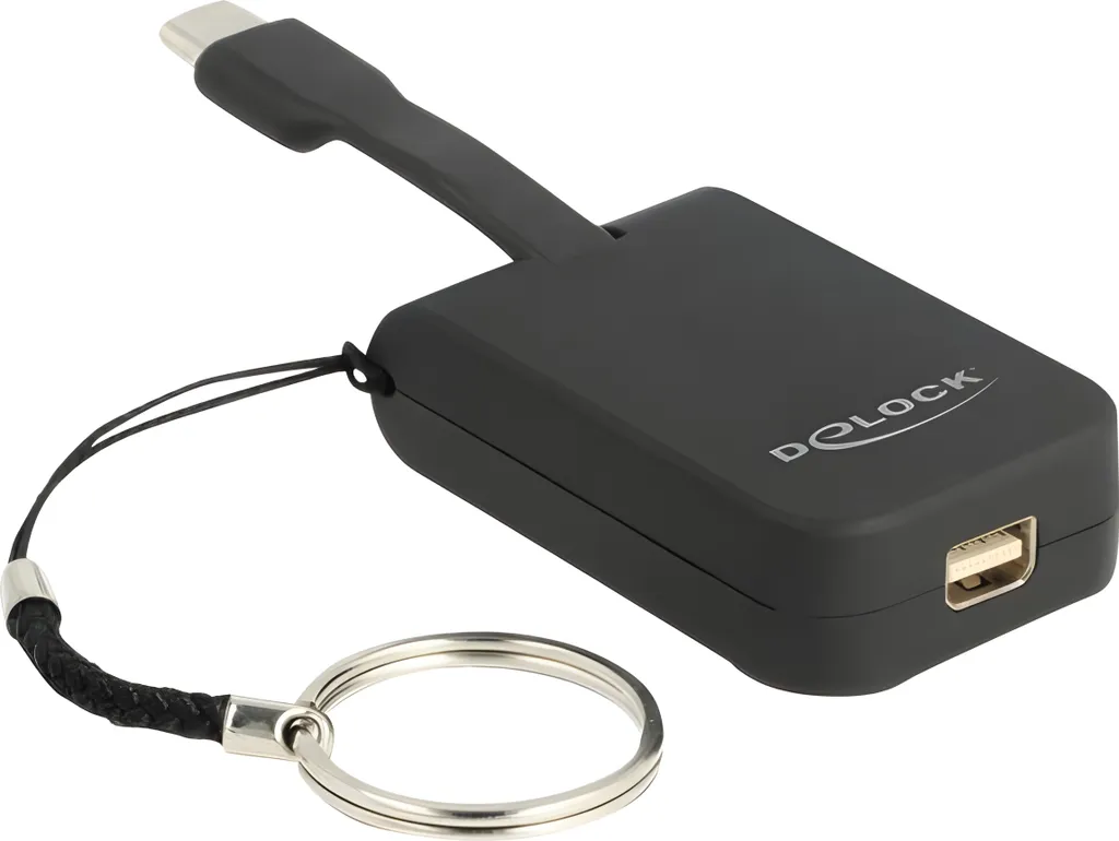 Delock 63939 Adattatore Portachiavi USB-C a Mini DP - Spedizione Rapida