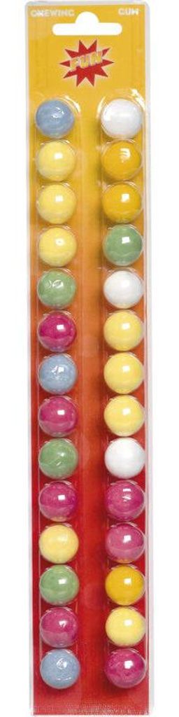 Fun Kauwgomballenstrip 75 g – Bunte, fruchtige Kaugummis in Produktbild 