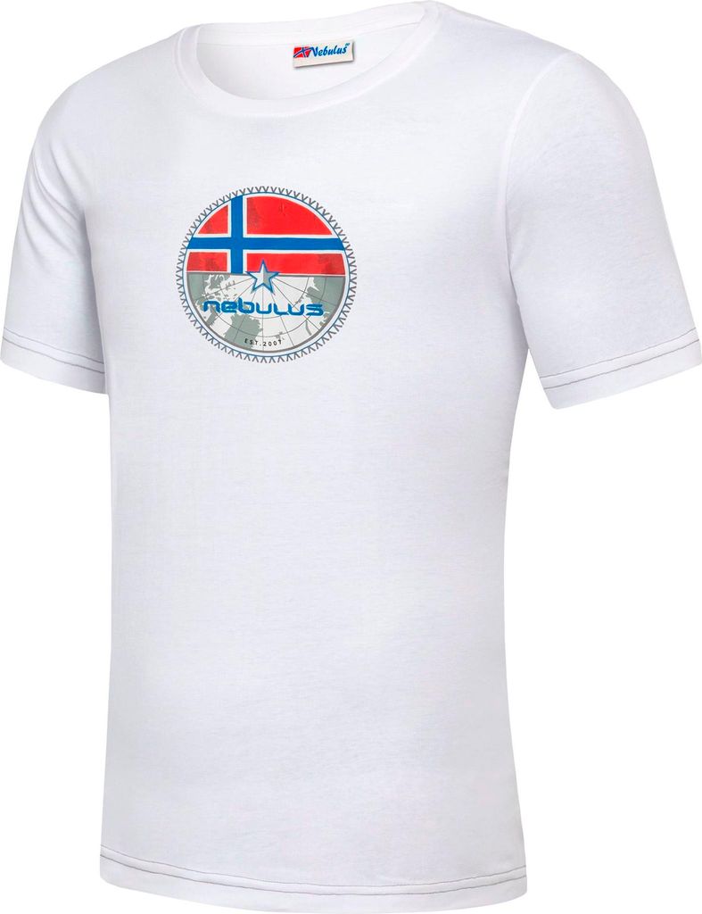 Nebulus T-Shirt TWOZERO Herren, Shirt, T-Shirt , Rundhals-Ausschnitt , P6351 - Herren, weiß, XXL