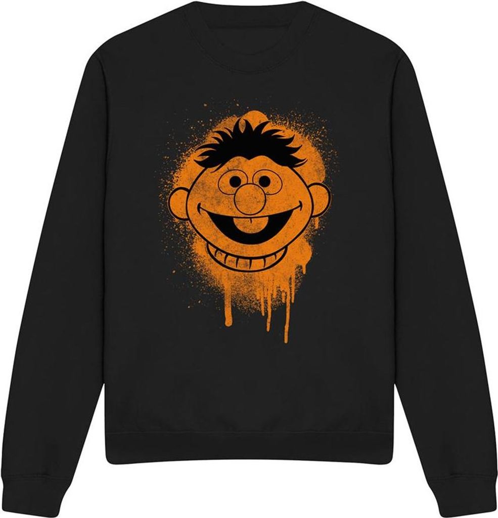 Sesame Street - Sweatshirt für Herren/Damen Uni TV21353 (S) (Schwarz)