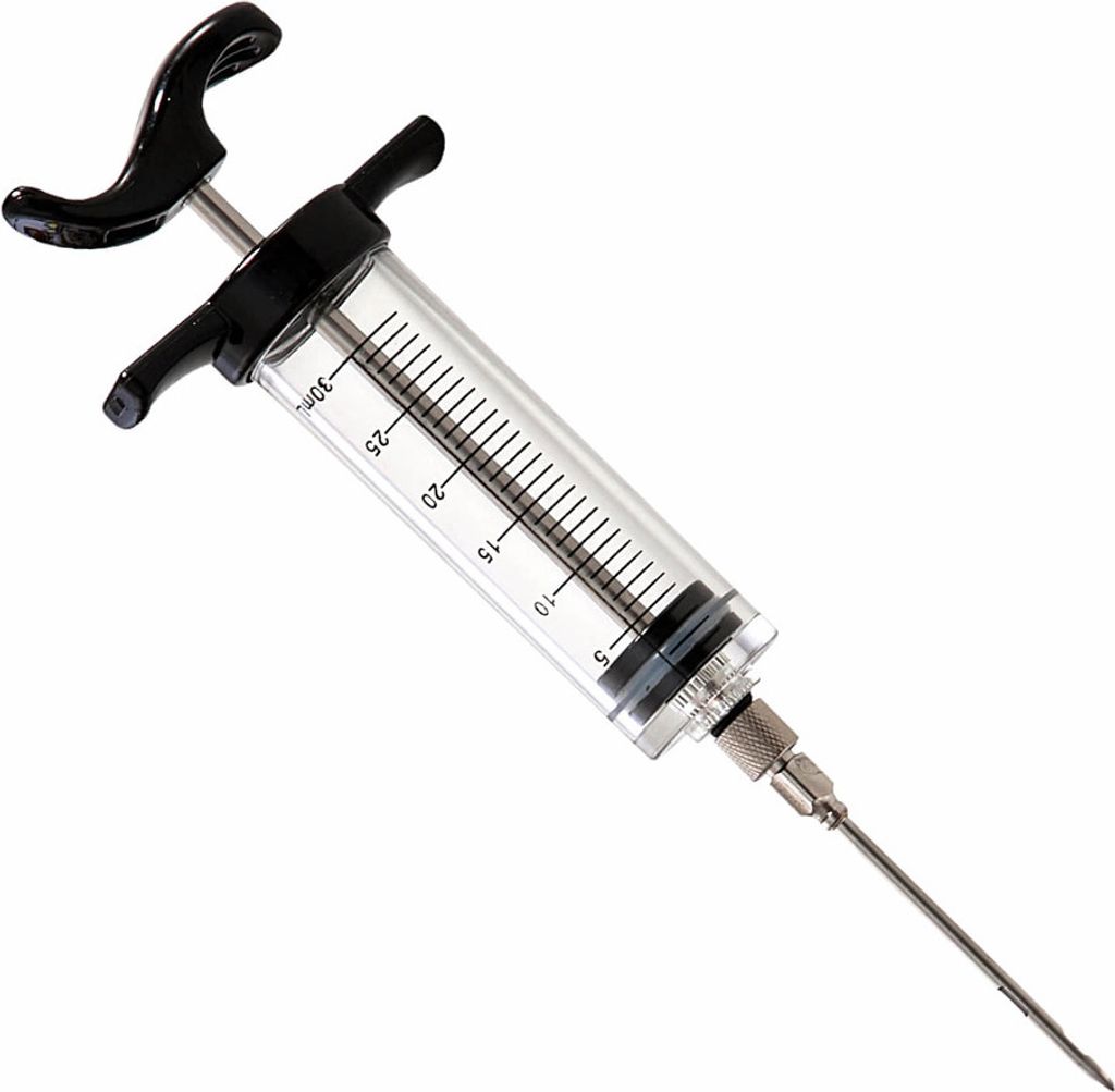 Marinier - und Aromaspritze 30 ml für alle BBQ - und Grill Fans