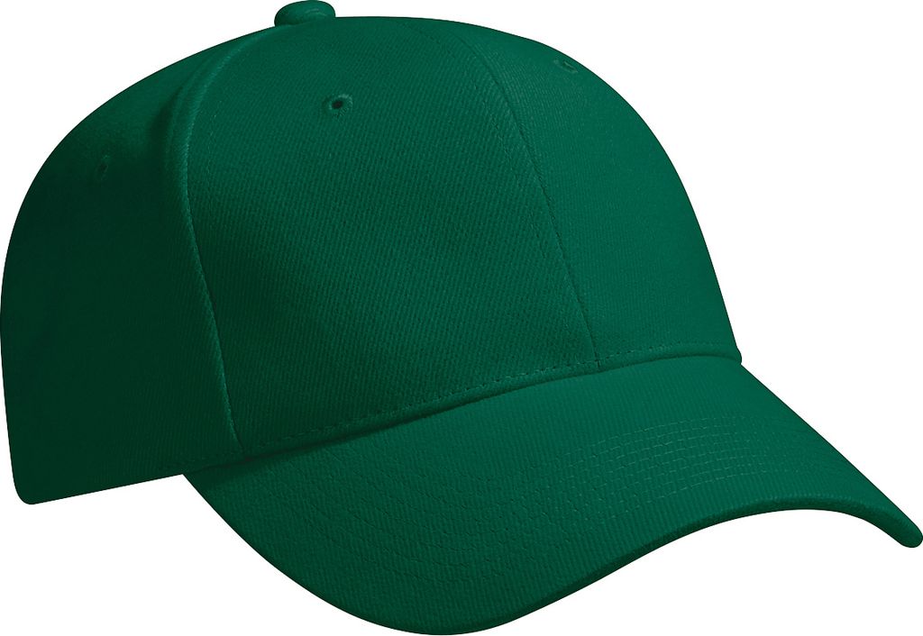 Beechfield Uni Baseballkappe Pro-Style (2 Stück/Packung) RW6719 (Einheitsgröße) (Waldgrün)