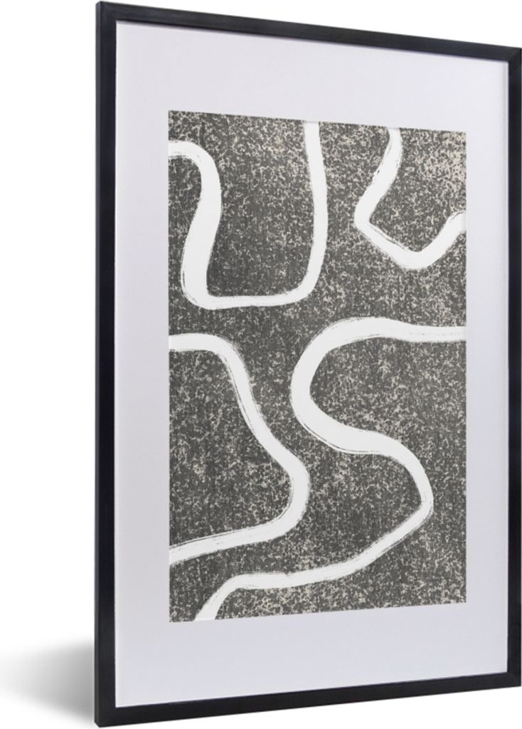 MuchoWow® Gerahmtes Poster Abstrakt - Minimalismus - Design Produktbild 