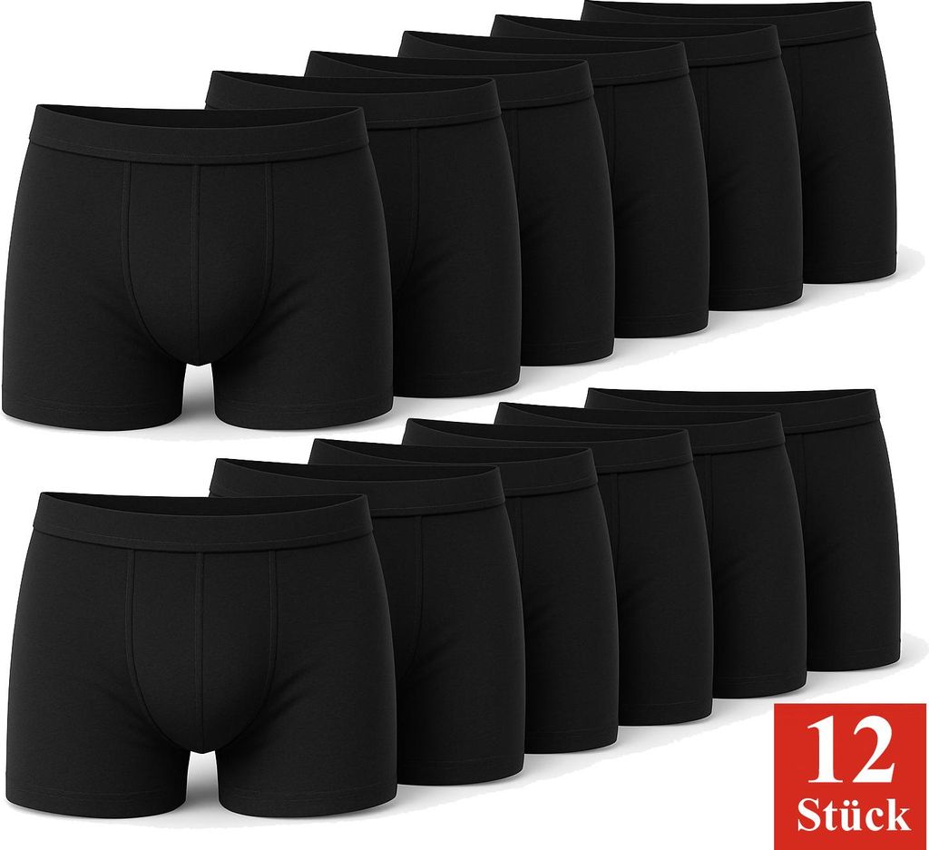 Boxershorts Herren Retroshorts Unterwäsche Unterhosen Produktbild 