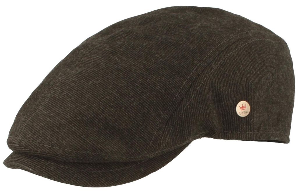 Balke moderne denim Schiebermütze 2-tlg mit Baumwollfutter und Metallogo in schwarz
