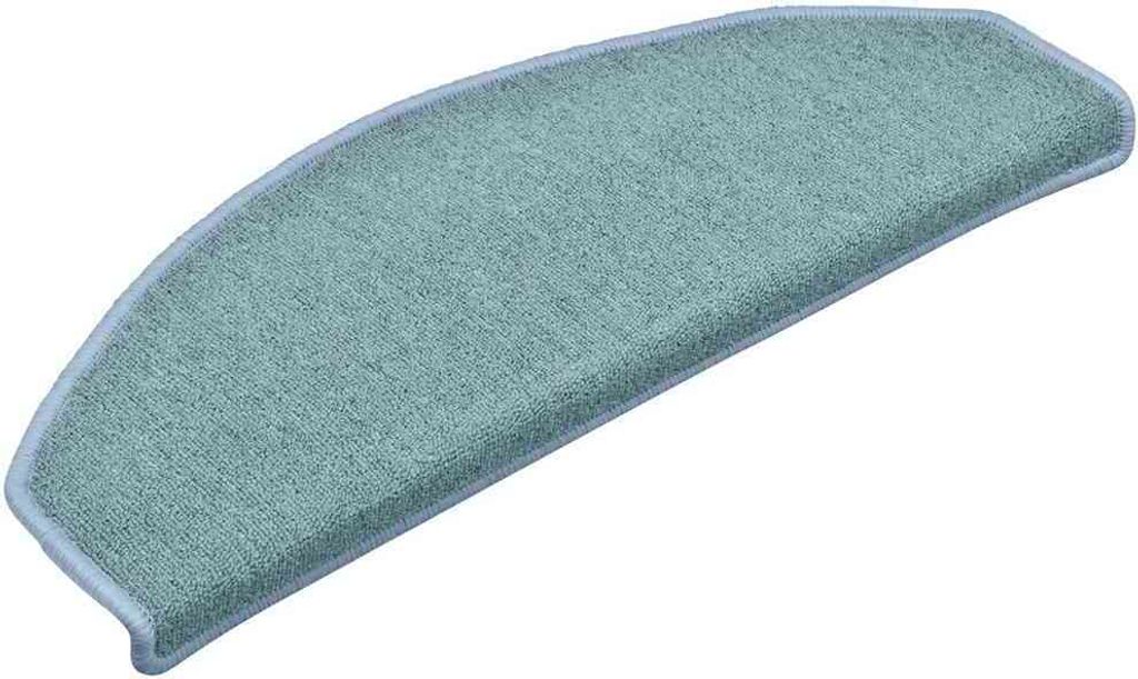 vidaXL Stufenmatten 30 Stk. 65x24x4 cm Seeblau Halbrund Groß