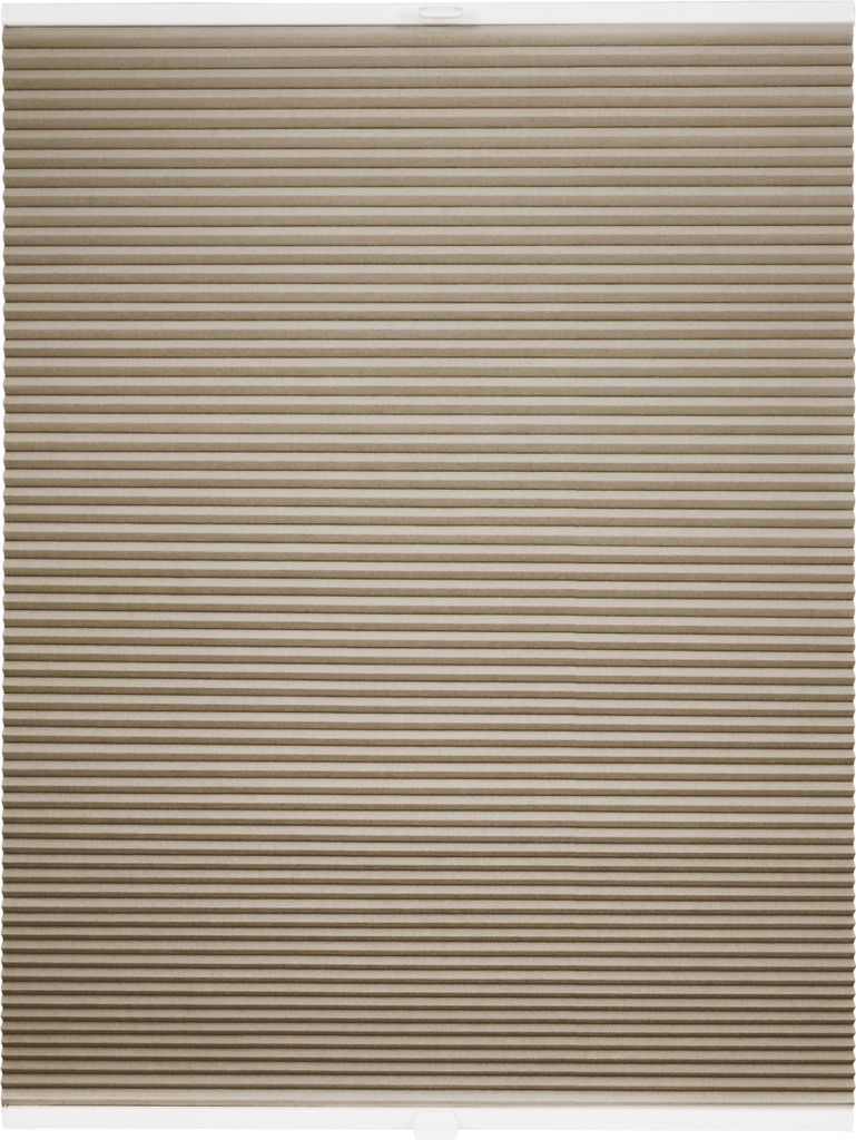 Wabenplissee auf Maß Thermo ohne Bohren verdunklung Farbe: Beige, Größe: B): 151-160 cm, H): 101-150 cm