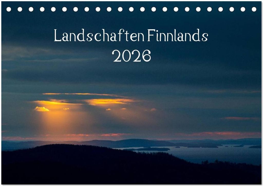 Landschaften Finnlands (Tischkalender 2026 DIN A5 quer), CALVENDO Monatskalender