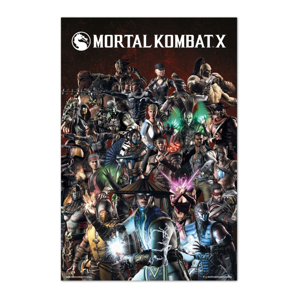 MORTAL KOMBAT X - PERSONAGES - 61x91,5 cm - Poster Productafbeelding 