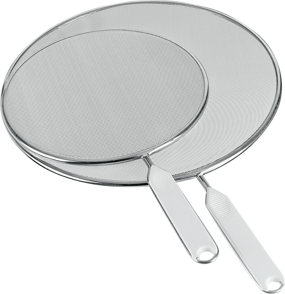 METALTEX set di 2 paraspruzzi 21 + 29 cm in lamiera stirata Immagine del prodotto 