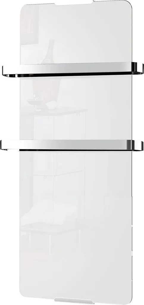 Radiateur de salle de bain électrique 1200W blanc pour serviettes