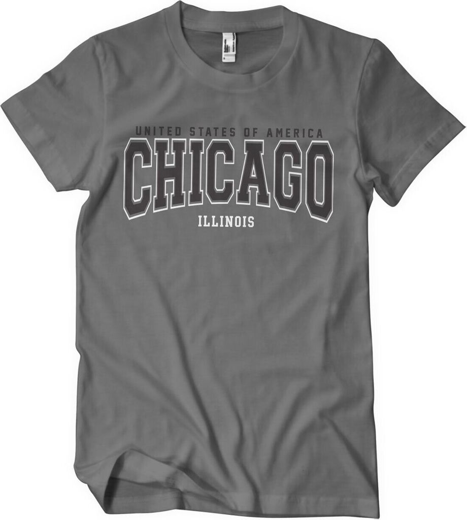 Chicago - Illinois T-Shirt - Large - DarkGrey