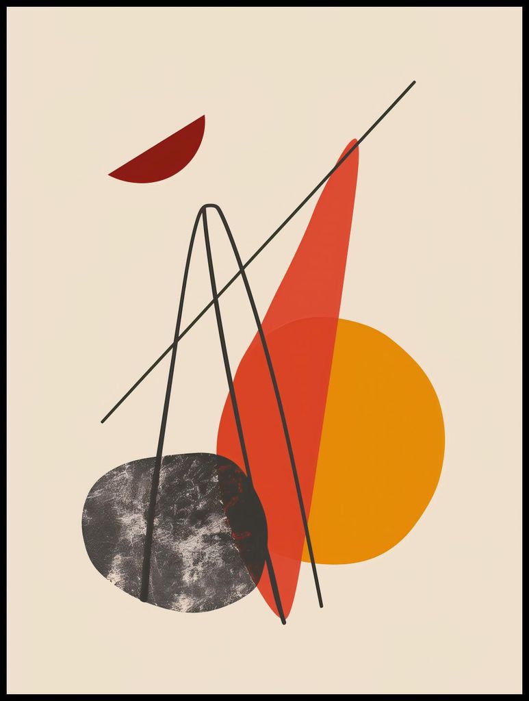 Plakat 75x100cm Harmonische Form