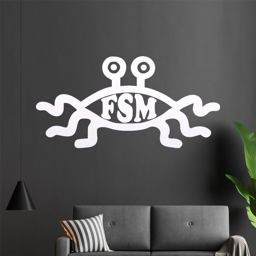 FSM Wandtattoo in 6 Größen - Wandaufkleber Wall Sticker - Dekoration, Küche, Wohnzimmer, Schlafzimmer, Badezimmer