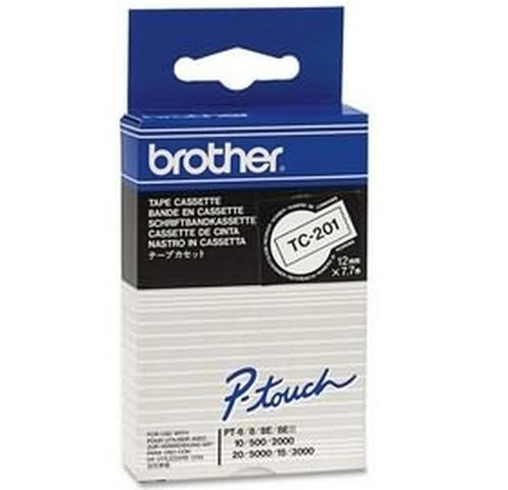 Brother TC-201, Čierna na bielej, TC, Japonsko, 5 rok / Obrázok produktu 
