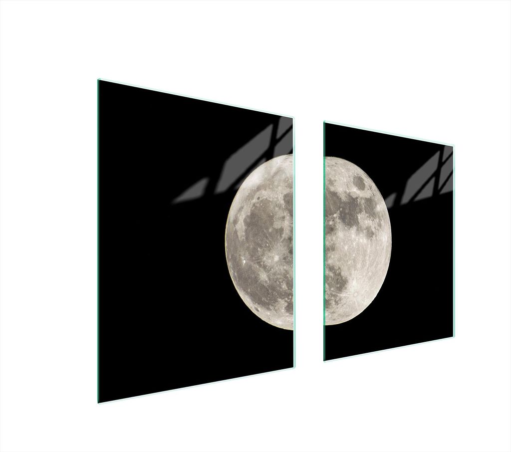 Glasschutzplatte Für Herd 85X52 Moon