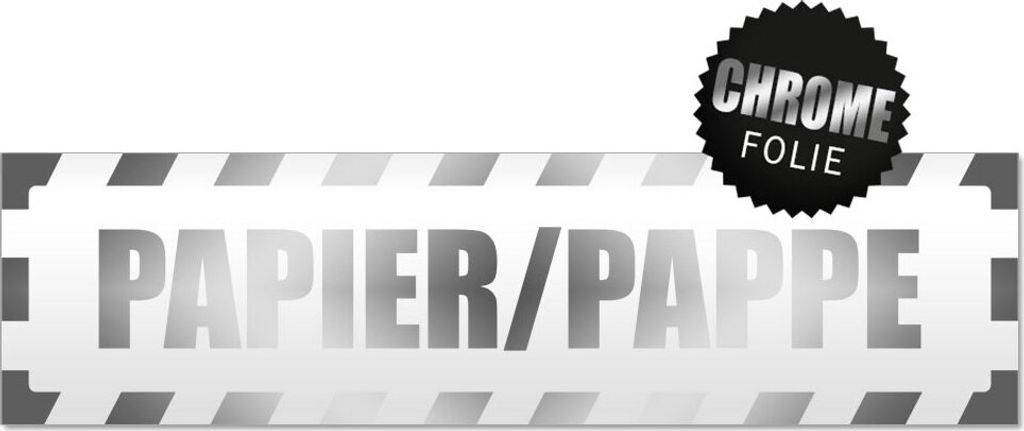 Papier Pappe gestreift Magnetschild Schild magnetisch