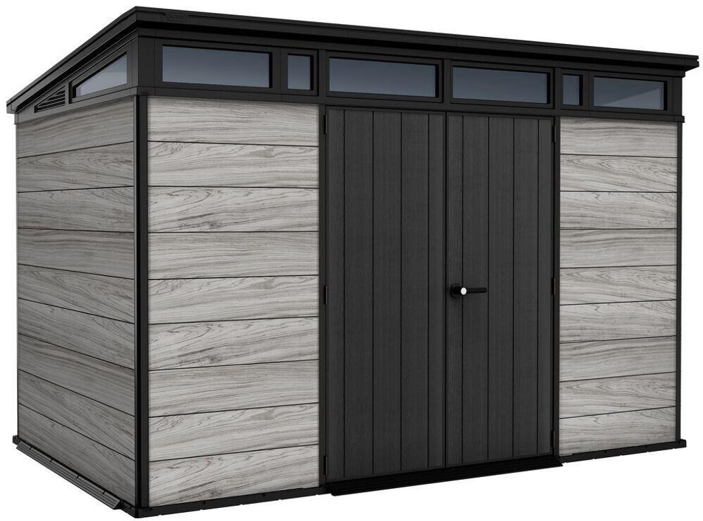 KETER Pent Signature Gartenhaus 11x7, Storm Grey KETER 263853