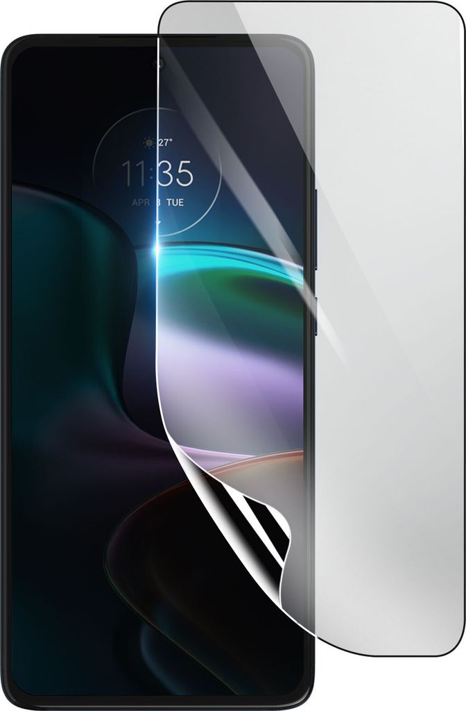 3mk, Stoß- und kratzfester Hydrogel Bildschirmschutz für Motorola Edge 30, Transparent
