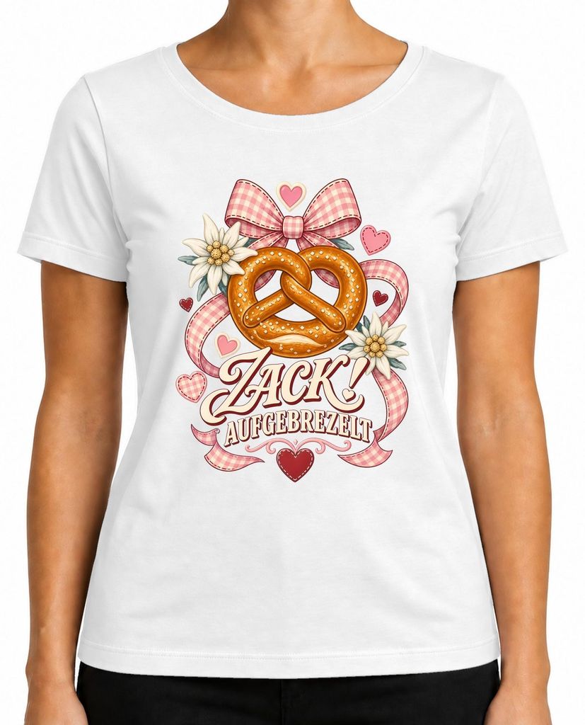 Zack! Pretzel, Edelweiss, camisa tradicional, pantalones de Imagen del producto 