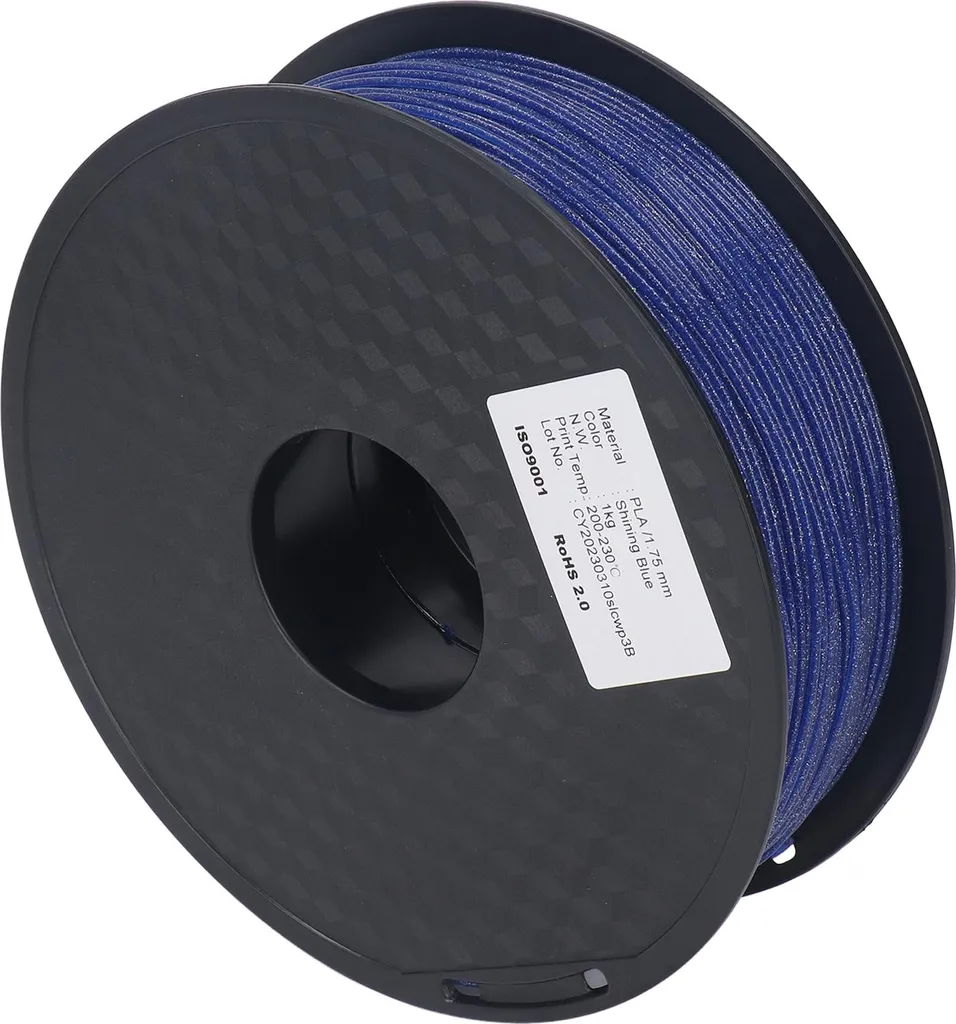 Consommable Impression 3D PLA Bleu Brillant 1.75 mm Haute Qualité