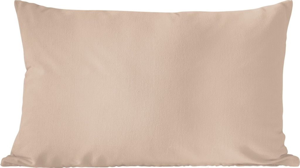 MuchoWow Zierkissen Sofakissen Wohnzimmer Dekokissen 60x40 cm Beige - Farben - Unifarben - Kopfkissen - Polster mit Foto