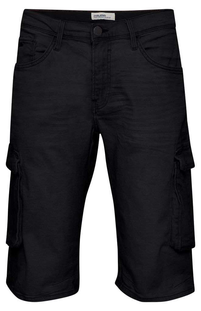 BLEND Lässige Sommershorts Moderne Taschen Relaxed Design Denim Größe: L