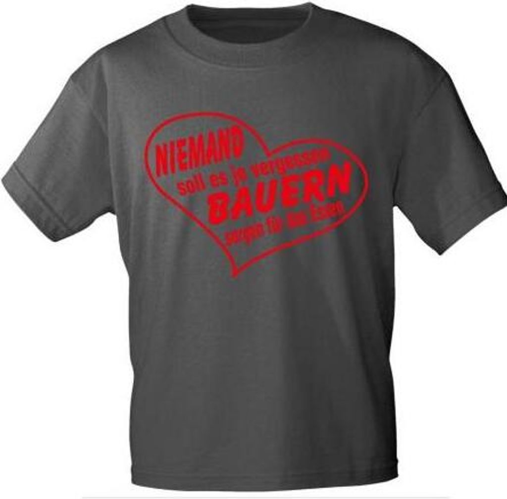 T-Shirt mit Print - ...Bauern sorgen für das Essen - 15725 Produktbild 