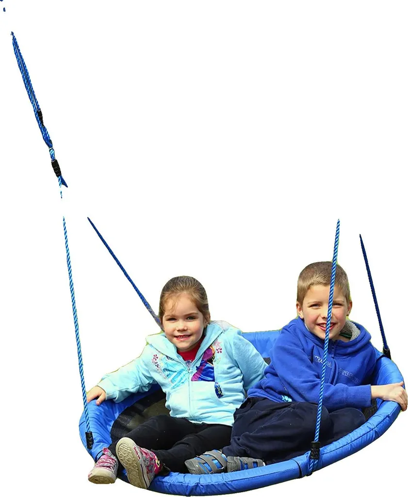 Balançoire nid 150kg haute résistance Ø 100 cm avec cordes réglables