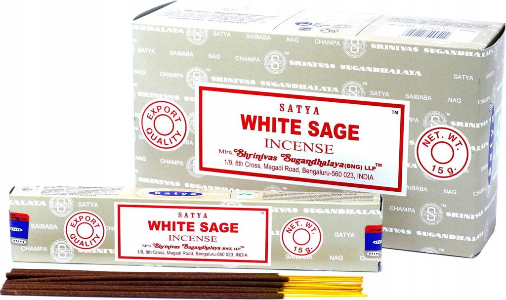 Satya Weißer Salbei Räucherstäbchen 15g Produktbild 