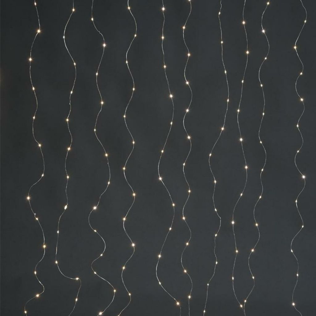 Luci natalizie ACA, 400 LED, bianco caldo, filo di rame Immagine del prodotto 