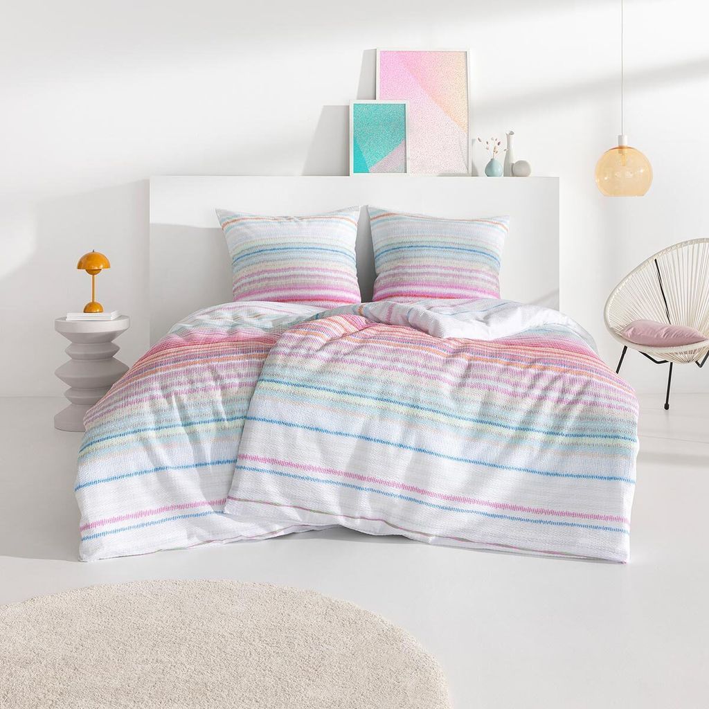 Estella Vinnie 1/1-Garn. 155/220 80/80, Impulse Seersucker/Renforce 985 multicolor