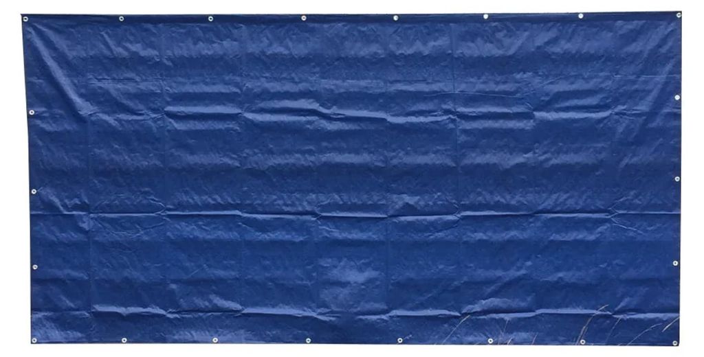 10 stuks blauw polyethyleen bouwhekzeil 160 g/m² 1,76 m x Productafbeelding 