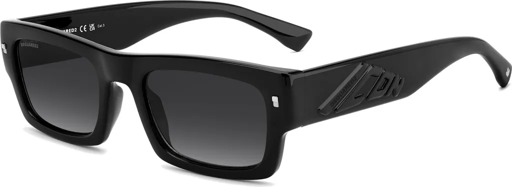 Lunettes Dsquared2 Icon 0027/S contre l'éblouissement noir élégant