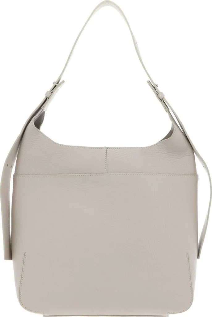 Sac hobo beige pour femme Marc O'Polo Cara en cuir souple de qualité