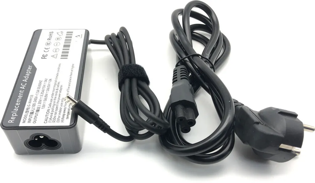Caricatore Rapido 65W USB-C per Lenovo ThinkPad - Travel Friendly - 4