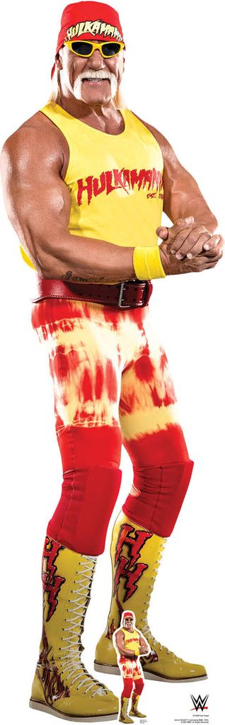 WWE Wrestling Pappaufsteller Hulk Hogan Pappaufsteller Productafbeelding 