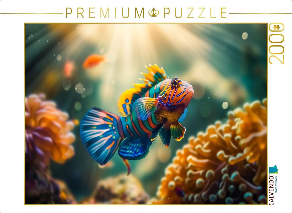 CALVENDO Puzzle Fische können nicht fliegen, aber sie können schwimmen - und das ist doch auch schon was | 2000 Teile Lege-Größe 90x67cm Foto-P...
