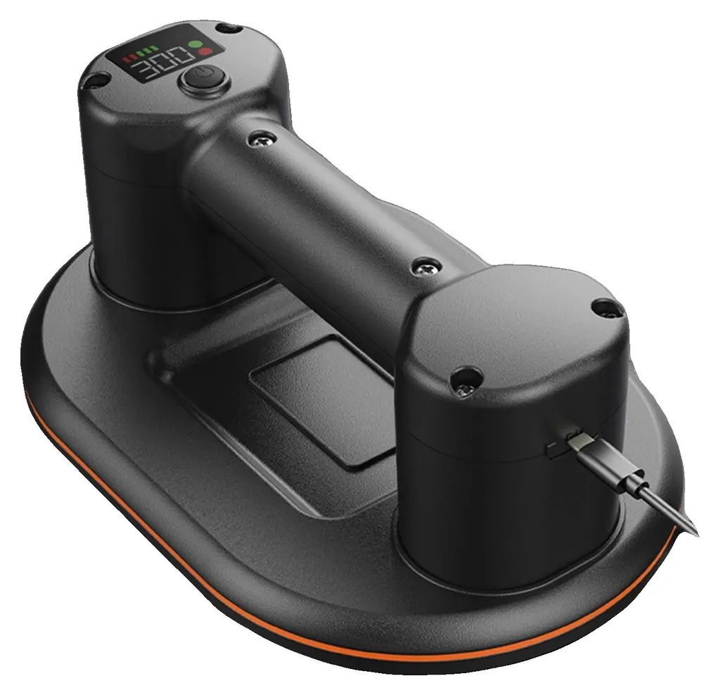 Ventouse électrique à vide 300kg avec batterie rechargeable 3600mAh