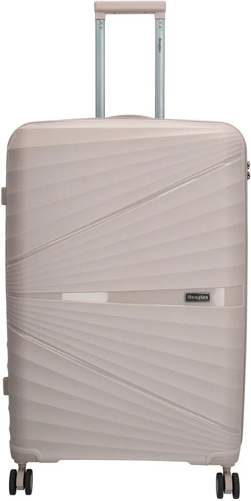 Grande Valise de Voyage Grise 88 Litres - Bagage Rigide Multi-Roues